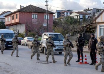 Three Turkish cops killed by ISIS militants as authorities step up raids over winter holidays