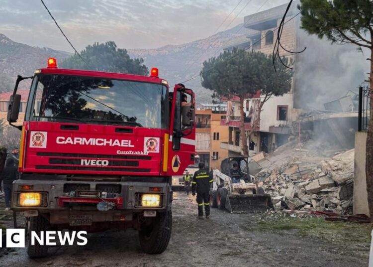 Israel strikes south Lebanon after first direct talks in a long time Israel strikes south Lebanon after first direct talks in a long time