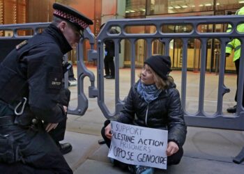 Greta Thunberg arrested at pro-Palestinian protest in London