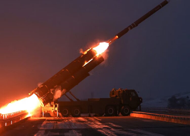 North Korea’s Kim Jong Un oversees cruise missile launches