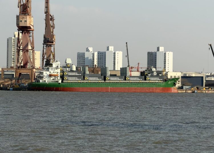Container Ship Turned Missile Battery Noticed in China