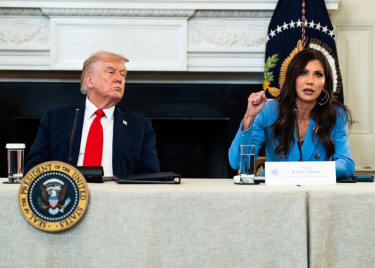 Trump expands journey ban to 39 nations after taking pictures of Guard members