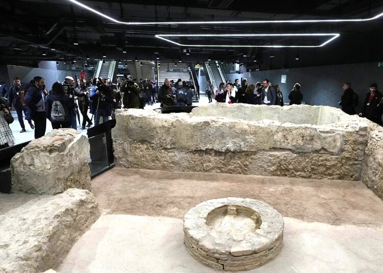 Rome opens new subway stations that includes historical artifacts show