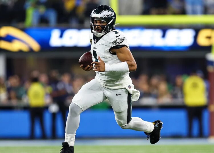 Jalen Hurts throws 4 interceptions as Chargers beat Eagles in extra time