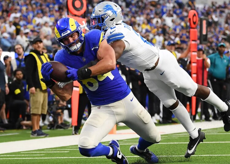 NFL scores: Matthew Stafford’s TD to Colby Parkinson sparks debate