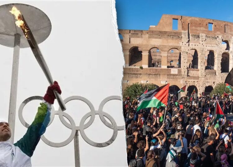 Italian police forestall pro-Palestinian activists disrupting torch relay