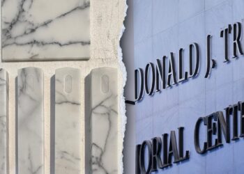 Trump teases marble armrests on the Kennedy Heart