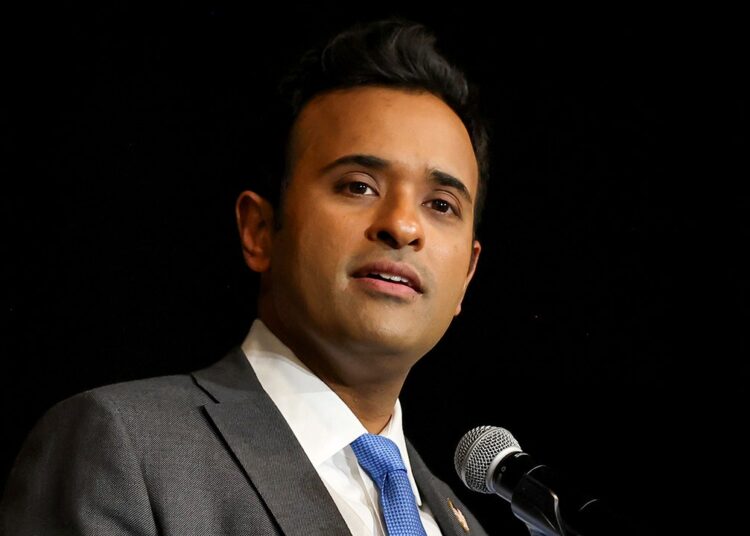 Vivek Ramaswamy targets on-line far-right throughout remarks at AmericaFest