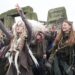 1000’s cheer because the solar rises on winter solstice at Stonehenge