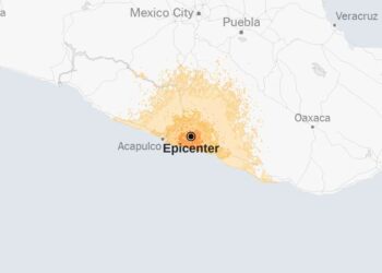 Map: 6.5-Magnitude Earthquake Shakes Mexico