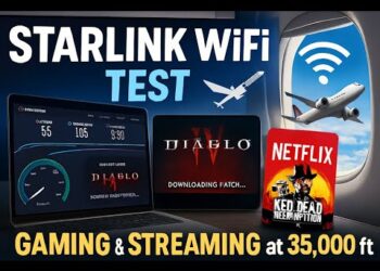 Starlink WiFi at 35,000 Ft: Qatar Airways Gaming & Streaming Check