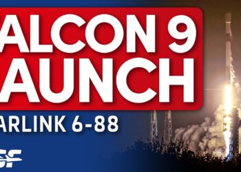 SpaceX Falcon 9 launches Starlink 6-88