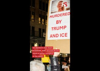 'They're radicalizing the mothers': MAGA calls for homicide fees for ICE sufferer's spouse