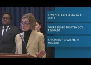 Iowa Gov. Kim Reynolds indicators government order creating nuclear power job pressure