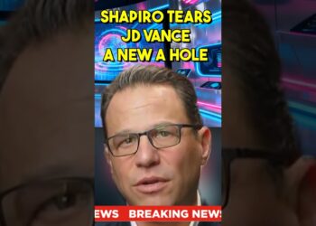 JOSH SHAPIRO TEARS JD VANCE A NEW A HOLE
