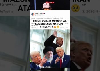 TRUMP AVUNJA MPANGO WA MAZUNGUMZO NA IRAN – ATAKA VITA🔥🥺#breaking #trump #iran #shorts #khomeini