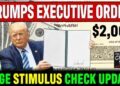 TRUMPS EXECUTIVE ORDER! 00 Stimulus Verify Replace | No Extra Congressional Approval?