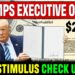 TRUMPS EXECUTIVE ORDER! 00 Stimulus Verify Replace | No Extra Congressional Approval?