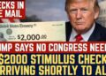 BREAKING: ,000 Stimulus Checks Replace | Trump Says No Congress Wanted