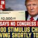 BREAKING: ,000 Stimulus Checks Replace | Trump Says No Congress Wanted