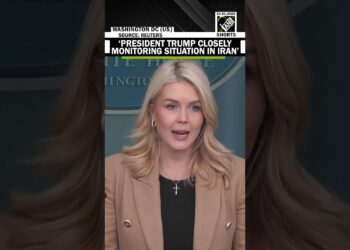 WH Press secy Leavitt informs U.S. President Trump ‘Carefully monitoring state of affairs’ in Iran