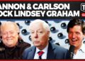 Bannon & Tucker MOCK Lindsey Graham For Being MISERABLE About U.S. Not Placing Iran