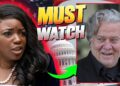 Steve Bannon vs Jasmine Crockett: One Reside Query Modified the Complete Dialog!