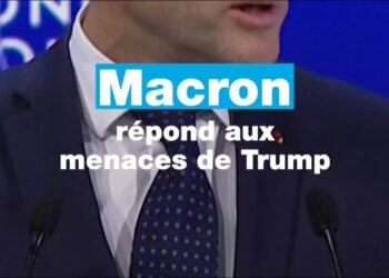 Macron répond aux menaces de Trump de hausse des droits de douane • FRANCE 24