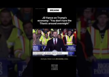 JD Vance on Trump's economic system: “You don't flip the Titanic round in a single day”