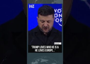 Zelensky Warns Europe Dangers Being Ignored By Trump | Greenland | Davos | #shorts