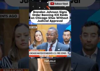 B.J SIGNS ODER TO BAN ICE RAIDS ON CHICAGO