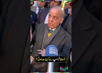 What Did PM Shehbaz Sharif Focus on with Donald Trump?  | #shehbazsharif  #donaldtrump #shorts