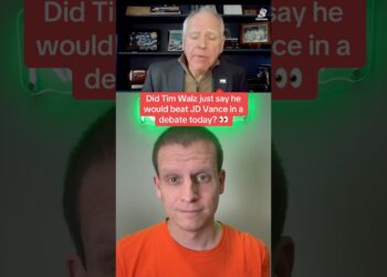 Did Tim Walz simply say he would beat JD Vance in a debate if that they had one as we speak? Are you kidding me?