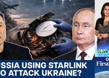 Russian Drones Utilizing Starlink? Ukraine Raises Satellite tv for pc Warfare Tech Alarm | Vantage with Palki Sharma