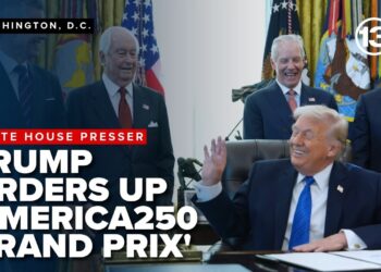 FULL: Trump indicators govt orders for IndyCar race via DC streets