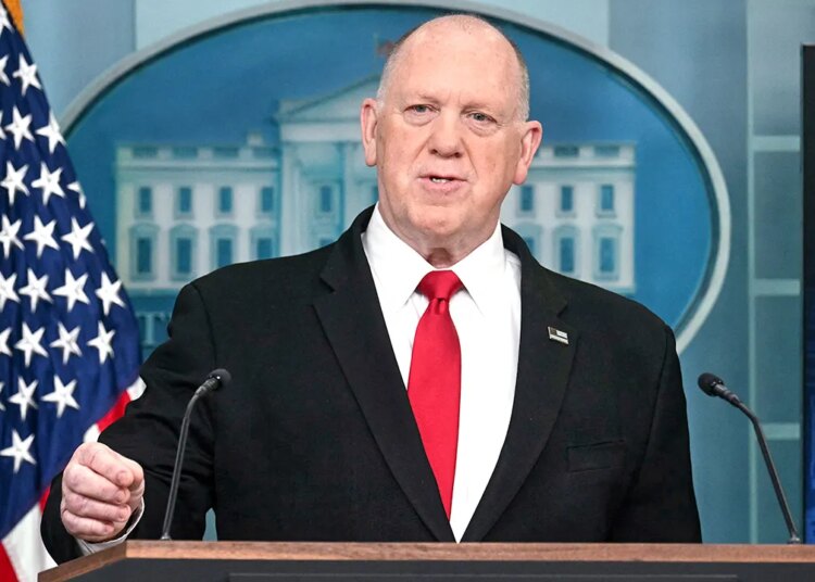 Tom Homan units the document straight about his mission in Minneapolis