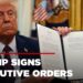 LIVE | US President Trump Indicators Govt Orders Amid Iran Tensions, Anti-ICE Protests | Oval Workplace