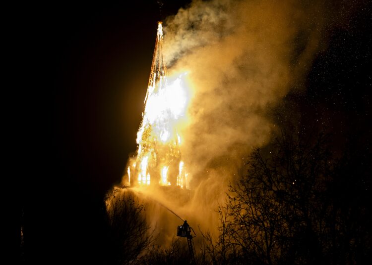 Historic Dutch former Catholic church destroyed by fireplace on New Yr’s Day