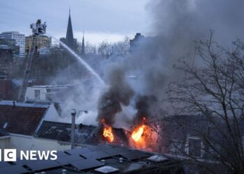 Giant hearth breaks out in Dutch metropolis of Utrecht following explosion Giant hearth breaks out in Dutch metropolis of Utrecht following explosion