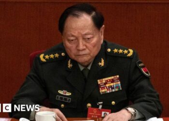 Purge of China’s high basic leaves navy in disaster