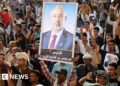 Yemen separatist chief accused of treason as Saudis strike forces