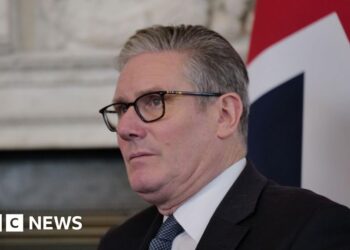 Prime Minister Sir Keir Starmer flies to China for three-day go to