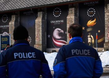 American eagles, disco balls and a bull: Trump allies remake Davos in his picture