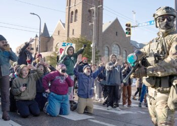 Anti-ICE agitators storm St. Paul church throughout Sunday worship service