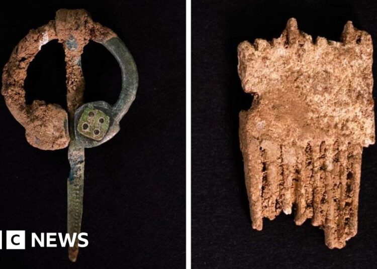 Intriguing finds might remedy thriller of ladies in medieval cemetery