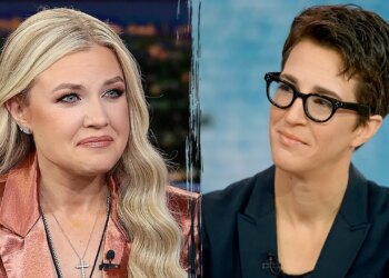 Erika Kirk finds stunning inspiration from Rachel Maddow on anti-ICE protests