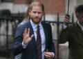 Prince Harry visibly emotional as he says Mail made spouse Meghan’s life a distress
