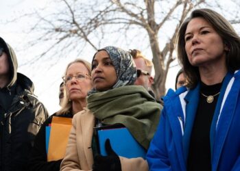 Rep Ilhan Omar faraway from ICE facility throughout Minneapolis go to