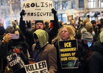 Police arrest dozens of protesters at anti-ICE protest in NYC resort