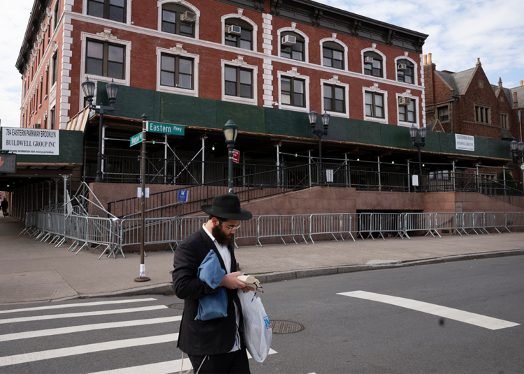 Driver rams automotive repeatedly into doorways of NYC Jewish web site, suspect detained